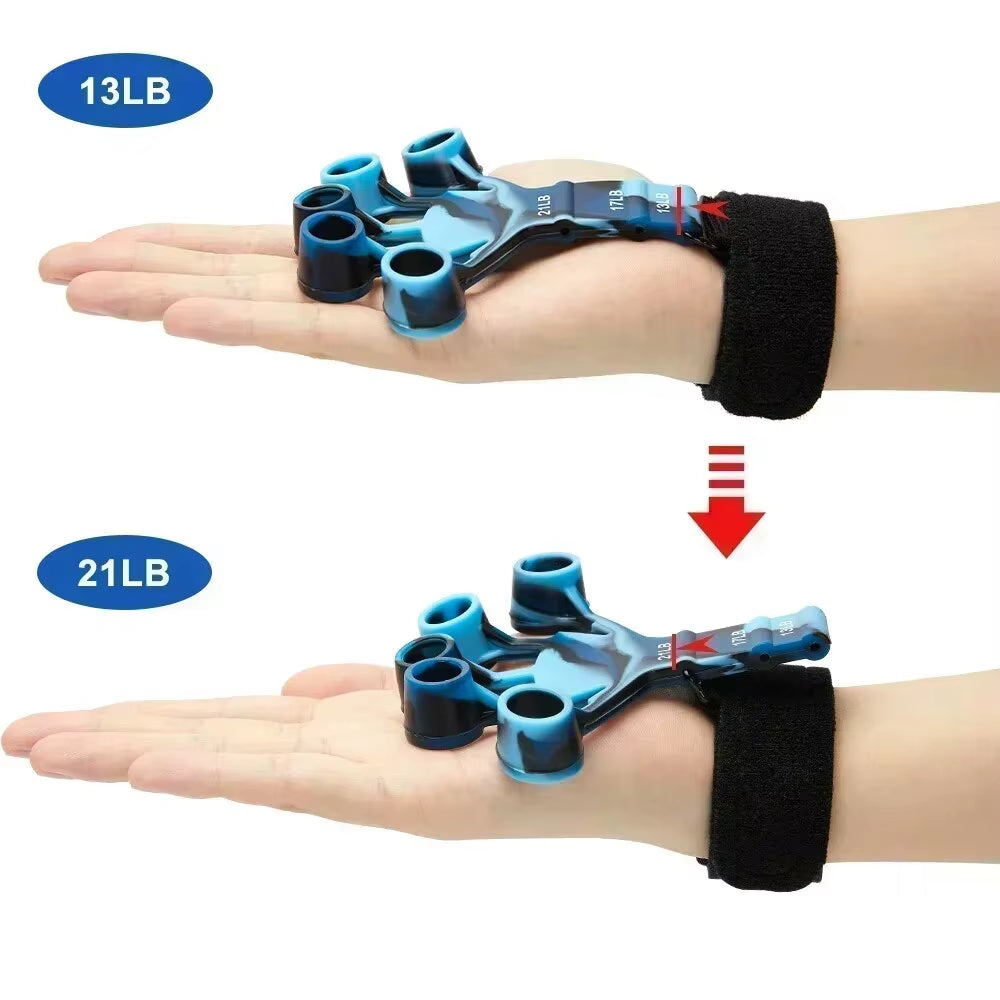 Fitness and Exercise Training Gripper, Hand Expander, Finger Squeeze, Sports Gym, Training Accessories, 5 Resistance, Training ﻿