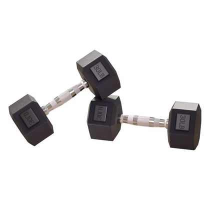 High Quality Hexagonal Rubber Coated 5Lb/2.5Kg Increasing Gym Fitness Equipment Dumbells Hex Dumbbell Set