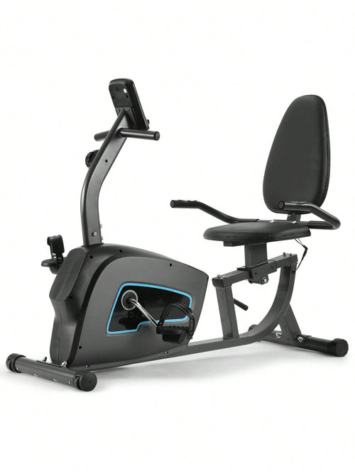 Exercise Bike Indoor Recumbent Exercise Bike with Adjustable Seat and Resistance Pulse Seat Height Adjustment