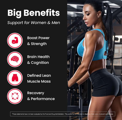 Creatine Gummies – Creatine Monohydrate – 120 Gummies (1250 mg Each)