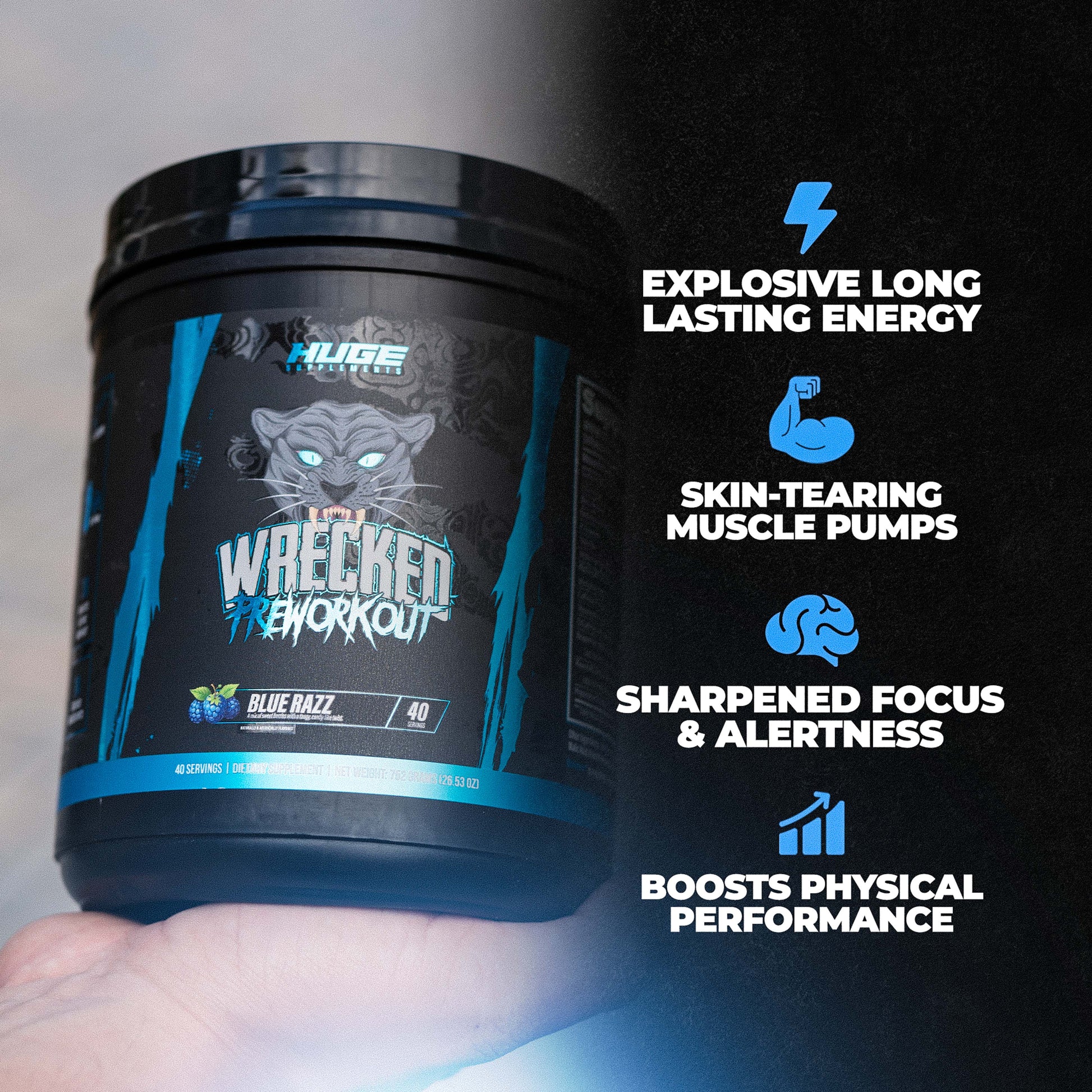 Wrecked Pre Workout | Strongest Pre-Workout