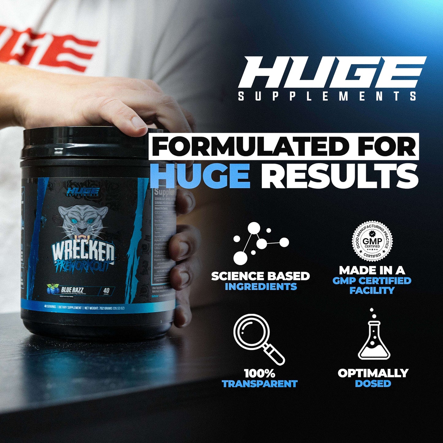 Wrecked Pre Workout | Strongest Pre-Workout