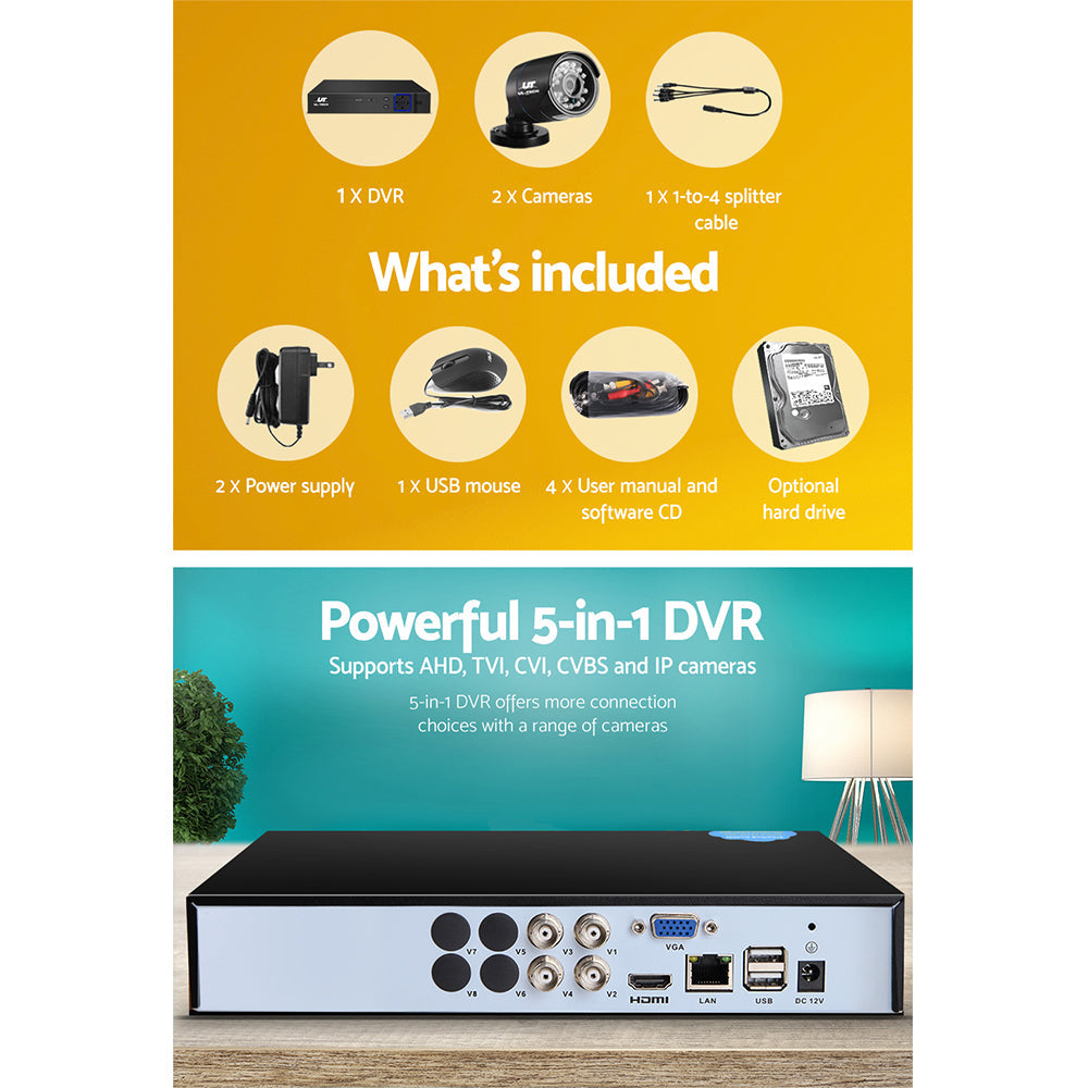 Outdoor security camera 1080P