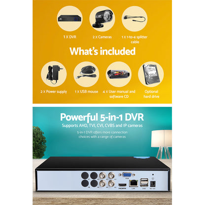 Outdoor security camera 1080P