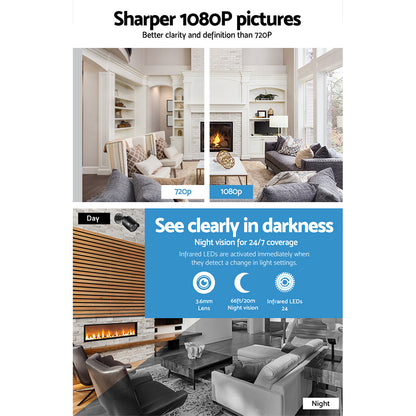 Outdoor security camera 1080P