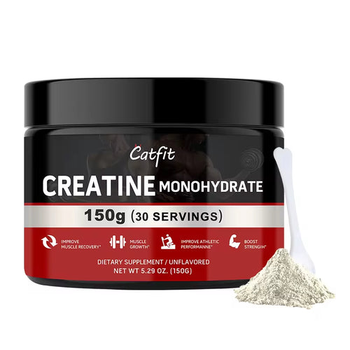 Catfit Creatine Monohydrate Sports Drink Improve Gain Strength Build Muscle&Enhance Athletic Muscle Protein Gym Performance