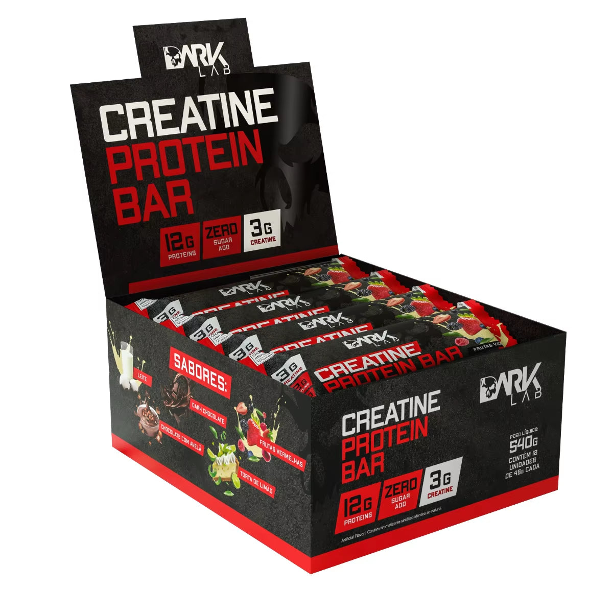 Creatine Bar 12 Units  12G Protein 3G Creatine
