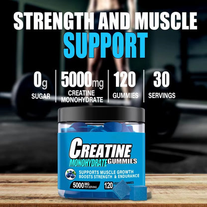 Creatine Gummies Monohydrate Improve Absorption Workout Supplement Creatine Monohydrate Energy Gummy Creatine Gummies