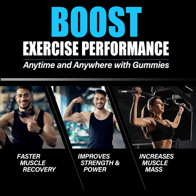 Creatine Gummies Monohydrate Improve Absorption Workout Supplement Creatine Monohydrate Energy Gummy Creatine Gummies